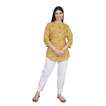 Short Kurti Cotton Kurti Short cotton kurti Yadya threads