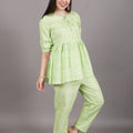 cotton nightsuit, yadya threads, cotton nightwear, cotton coord-set