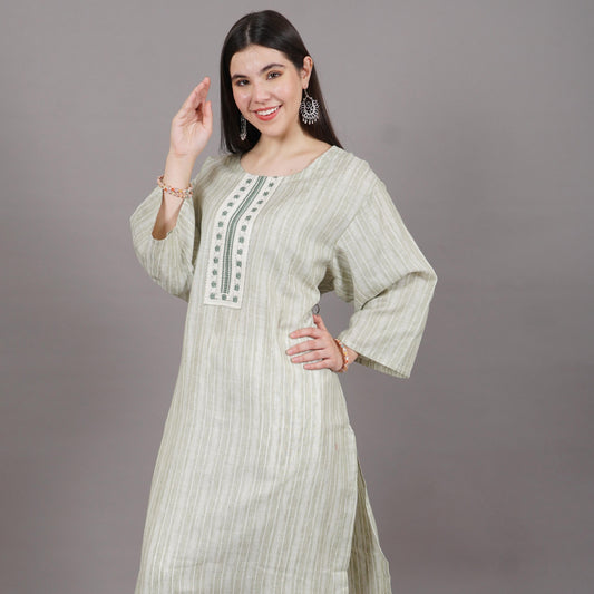 Plus size Cotton kurta Party Wear Yadya Threads Plus size Comfort