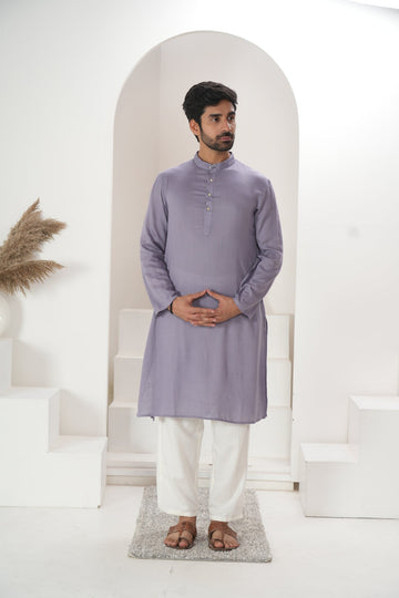 Men's Violet Kurta