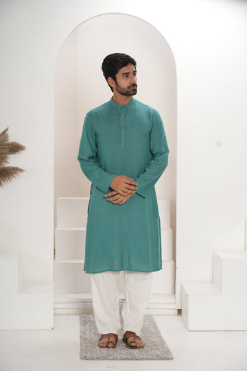 Men's Teal Kurta