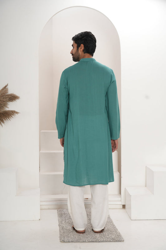 Men's Teal Kurta