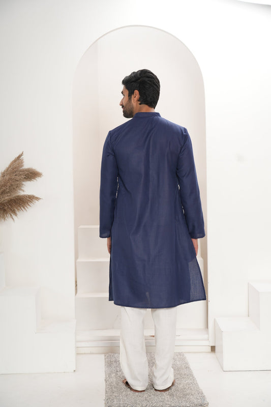 Men's Blue Kurta