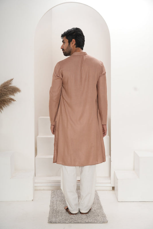 Men's Brown Kurta